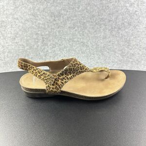 Dansko Reece Sandals Shoes Womens Size 41 EU Leopard Suede Leather 10.5-11 US*